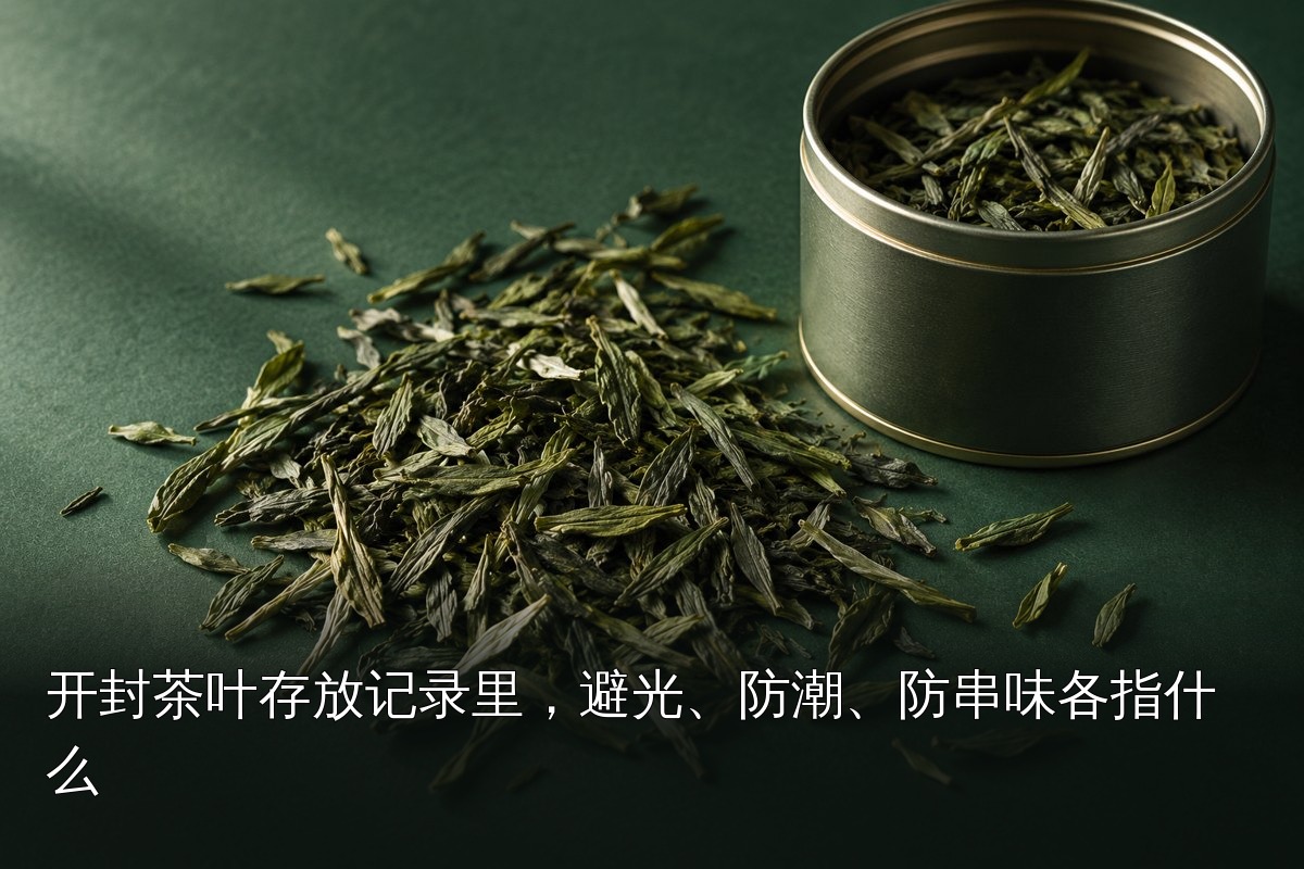 茶叶与茶罐主题生成图片